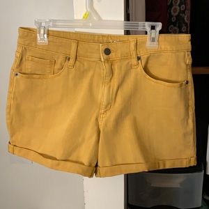 Yellow shorts